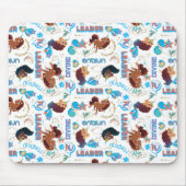 Afro Unicorn Magical Empowerment Muster Mousepad (Vorne)