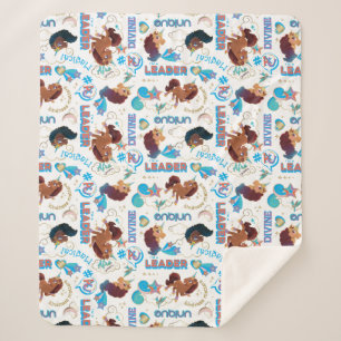 Afro Unicorn Magical Empowerment Muster Sherpadecke