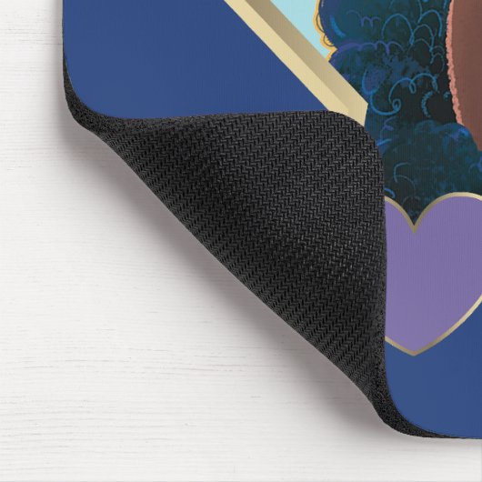 Afro Unicorn Magical Star Mousepad (Ecke)