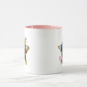 Afro Unicorn Magical Star Tasse (Zentrum)