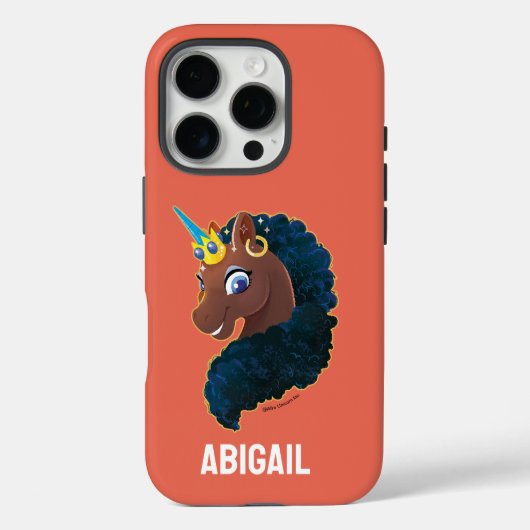 Afro Unicorn | magisch Case-Mate iPhone Hülle (Rückseite)