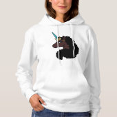 Afro Unicorn | magisch Hoodie (Vorderseite)