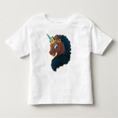 Afro Unicorn | magisch Kleinkind T-shirt (Vorderseite)