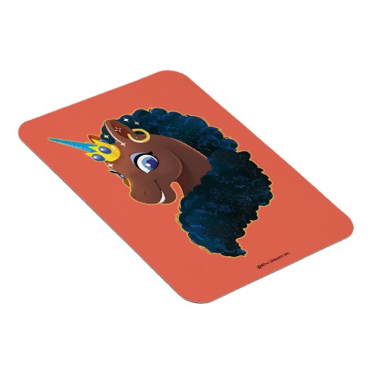Afro Unicorn | magisch Magnet (Rechte Seite)
