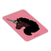 Afro Unicorn | magisch Magnet (Rechte Seite)