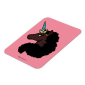 Afro Unicorn | magisch Magnet (Linke Seite)