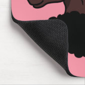 Afro Unicorn | magisch Mousepad (Ecke)