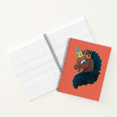 Afro Unicorn | magisch Notizblock (Innenseite)