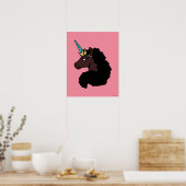 Afro Unicorn | magisch Poster (Küche)
