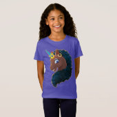 Afro Unicorn | magisch T-Shirt (Vorne ganz)