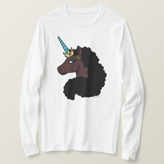 Afro Unicorn | magisch T-Shirt (Design vorne)