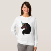Afro Unicorn | magisch T-Shirt (Vorne ganz)
