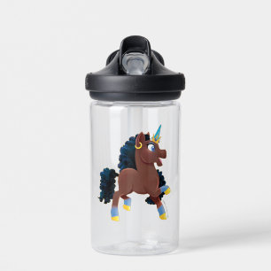 Afro Unicorn   Magisches Prancing Trinkflasche