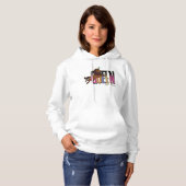 Afro Unicorn Queen Design Hoodie (Vorne ganz)