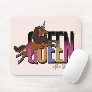 Afro Unicorn Queen Design Mousepad