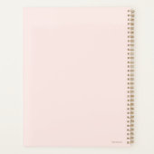 Afro Unicorn Queen Design Planer (Rückseite)