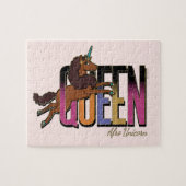 Afro Unicorn Queen Design Puzzle (Horizontal)