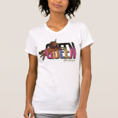 Afro Unicorn Queen Design T-Shirt (Vorderseite)