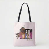 Afro Unicorn Queen Design Tasche (Vorderseite)