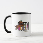 Afro Unicorn Queen Design Tasse (Links)