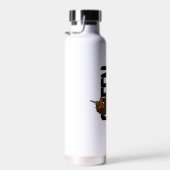 Afro Unicorn Queen Design Trinkflasche (Rechts)