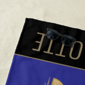 Afro Unicorn Queen Trio Design Strandtuch (Beispiel)