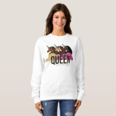 Afro Unicorn Queen Trio Design Sweatshirt (Vorne ganz)
