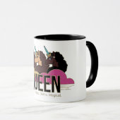 Afro Unicorn Queen Trio Design Tasse (VorderseiteRechts)