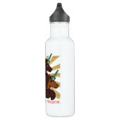 Afro Unicorn Trio: Einzigartig, göttlich und magis Edelstahlflasche (Rechts)