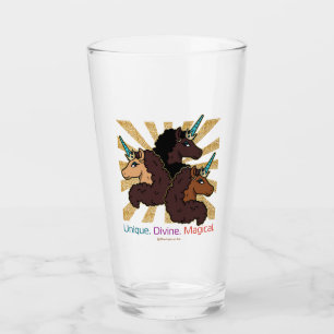 Afro Unicorn Trio: Einzigartig, göttlich und magis Glas