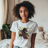 Afro Unicorn Trio: Einzigartig, göttlich und magis T-Shirt