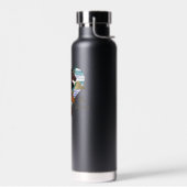 Afro Unicorn Trio Herzdesign Trinkflasche (Links)
