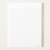 Afro Unicorn | Unique Heart Design Planer (Rückseite)