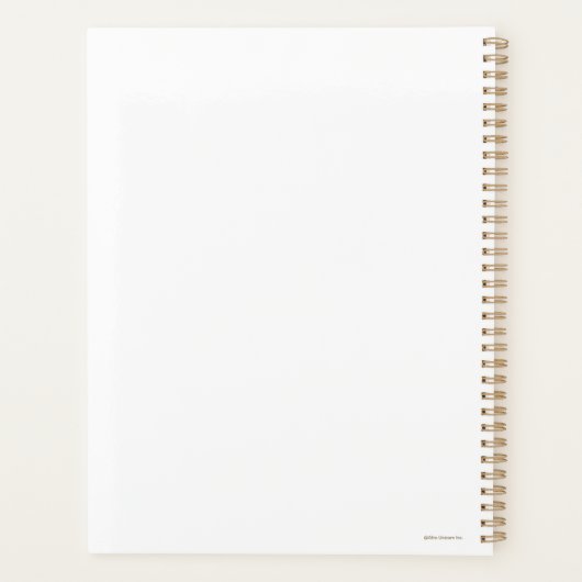 Afro Unicorn | Unique Heart Design Planer (Rückseite)