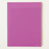 Afro Unicorn | Unique Planer (Rückseite)