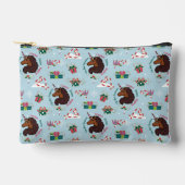 Afro Unicorn Urlaubsmuster Zubehörtasche (Vorderseite)