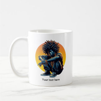 Afro Urban Art Tasse - Coole Dreadlock Streetwear