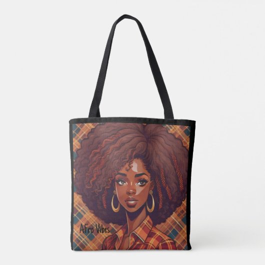 Afro Vibes Tasche für Leben (Rückseite)