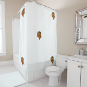 Afro Woman Duschvorhang (Beispiel)