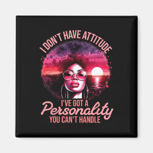 Afro Women Black Pride Afro American Girl Women Magnet