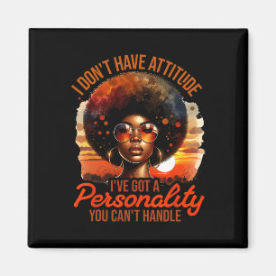Afro Women Black Pride Afro American Girl Women Magnet