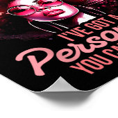 Afro Women Black Pride Afro American Girl Women Poster (Ecke)