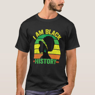 Afro Women I Bin Black History American Bla T-Shirt