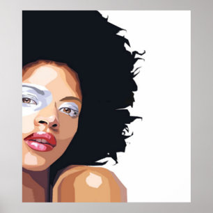 Afro-zentrales Plakat