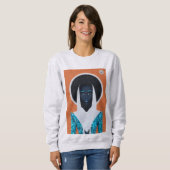 Afro Zukunft Sweatshirt (Vorne ganz)