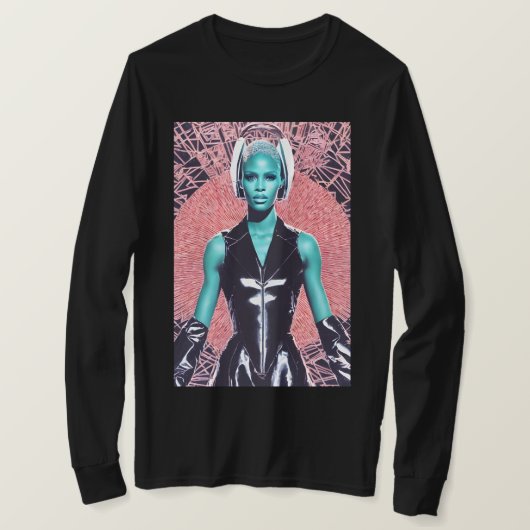 Afro Zukunft T-Shirt (Design vorne)