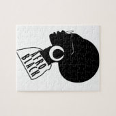 AFROAfroamerikaner-Schwarzgeschenkt-shirt Puzzle (Horizontal)
