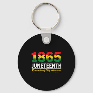 Afroamerikaner 1865 Juneteenth Schwarze Geschichte Schlüsselanhänger