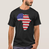 Afroamerikaner Afrika Vereinigte Staaten T-Shirt (Vorderseite)