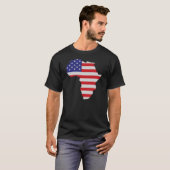 Afroamerikaner Afrika Vereinigte Staaten T-Shirt (Vorne ganz)